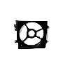 Image of Air Conditioning (A/C) Condenser Fan Shroud. Engine Cooling Fan Shroud. A / C Condenser Fan. image for your 2009 Subaru WRX   